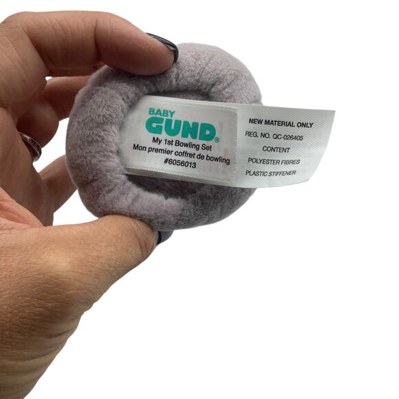 Baby Gund My 1st Plush Bowling Set 5 Stuffed Animal Pins Ball Spin Master - Picture 4 of 14